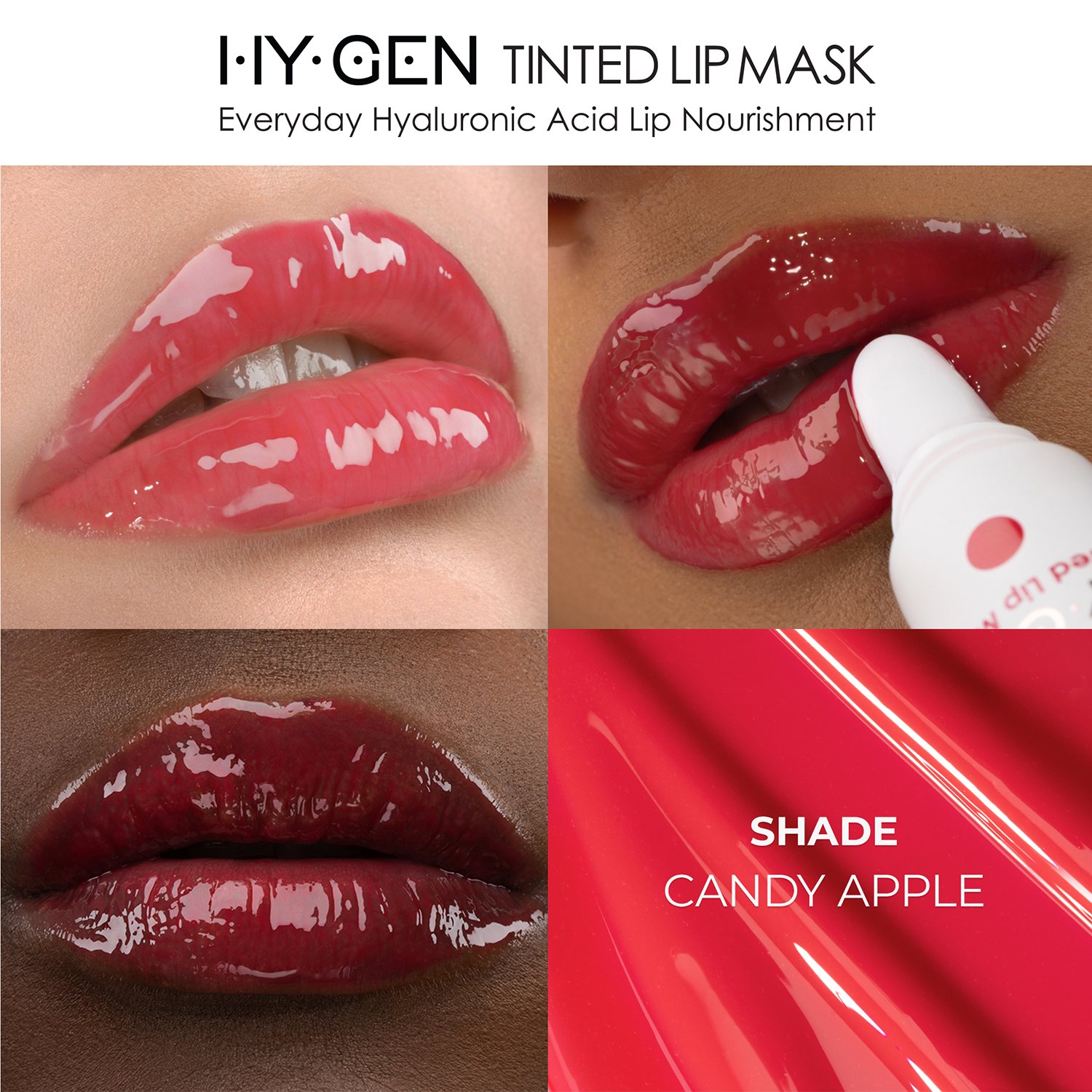 HY-GEN TINTED LIP MASK - BABY NUDE EVERYDAY HYALURONIC ACID LIP NOURISHMENT (MASCARILLA PARA LABIOS)